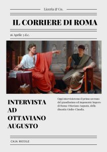 L’Intervista impossibile: Ottaviano Augusto.  L’intelligenza artificiale come strumento per apprendere la storia antica.